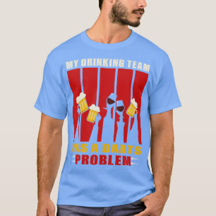 Funny darts gezegde darts motief dart player gi t-shirt