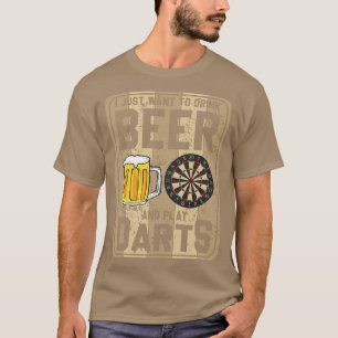Funny darts gezegde darts motief dart player gi t-shirt