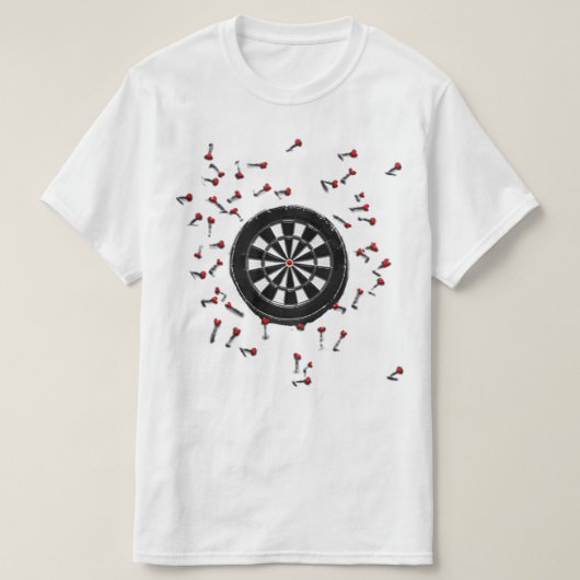 Funny Darts T-shirt (Design voorkant)