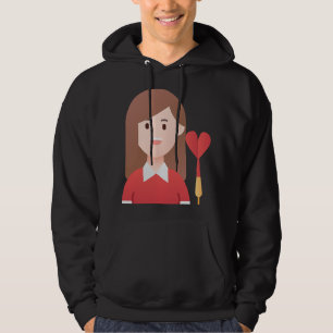 Funny darts voor donkere spelers Pally 20 darts Da Hoodie