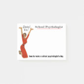 Funny Data Driven School Psycholoog Sticky Notes (Voorkant)