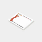 Funny Data Driven School Psycholoog Sticky Notes (Schuin)