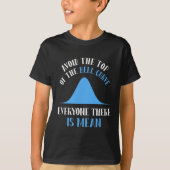 Funny Data Science Bell Curve Computer Programmer T-shirt (Voorkant)