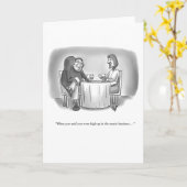 Funny Dating Humor Blank Wenskaart Kaart (Gele Bloem)