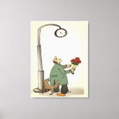 Funny "Dating" Stretched Canvas print (Voorkant)