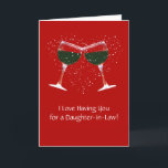 Funny Daughter in Law Birthday Wine Feestdagen Kaart<br><div class="desc">Voor je dochter in de wet,  een grappige verjaardagskaart met een koffiebril. Want er is altijd iets goeds aan "wijn" over!</div>