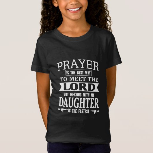 Funny Daughter Quote Gift for Daughter178 T-shirt (Voorkant)