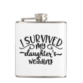 Funny Daughter's Wedding Design Heupfles (Voorkant)