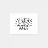 Funny Daughter's Wedding Design Post-it® Notes (Voorkant)
