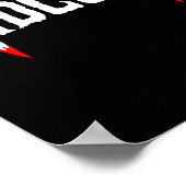 Funny Daula Halloween Dad Mens Costume Vamre Fangs Poster (Hoek)