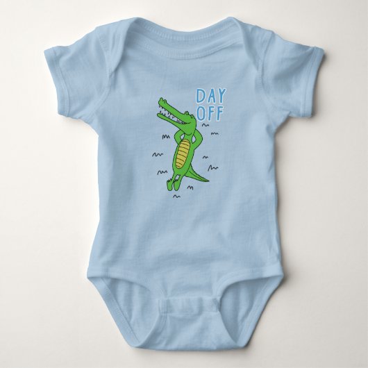 Funny Day of Crocodile Romper (Voorkant)