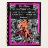 Funny Day Planner/Journal For Women Sassy-Internet Planner (Voorkant)