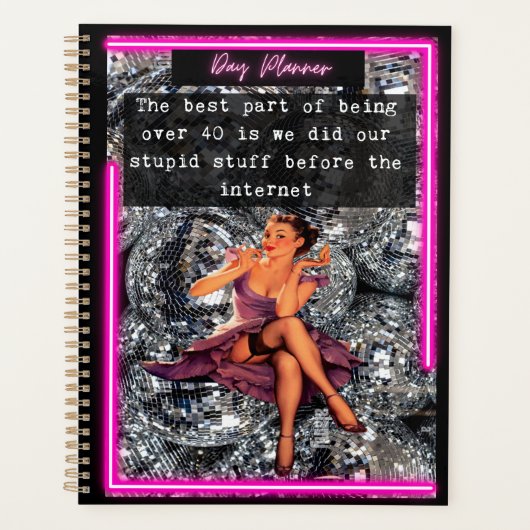 Funny Day Planner/Journal For Women Sassy-Internet Planner (Voorkant)