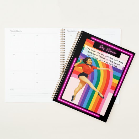 Funny Day Planner/Journal For Women Sassy-Prune Planner (Display)