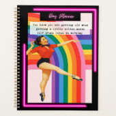 Funny Day Planner/Journal For Women Sassy-Prune Planner (Voorkant)