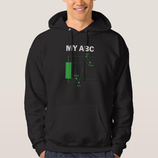 Funny Day Trading Quote My ABC Stockbroker Market  Hoodie (Voorkant)