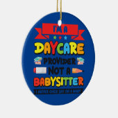 Funny Daycare Provider Children Education Keramisch Ornament (Rechts)