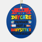 Funny Daycare Provider Children Education Keramisch Ornament (Links)