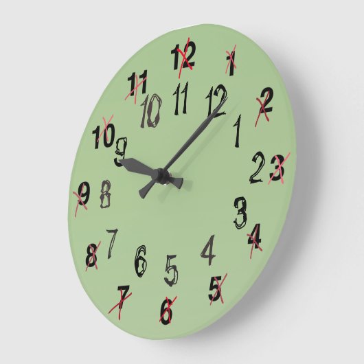 FUNNY DAYLIGHT SAVINGS TIME GROTE KLOK (Hoek)