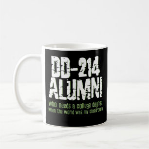 Funny DD-214 Militaire Veteraan Coffee Mok Alumni
