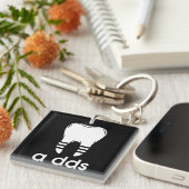 Funny DDS Dentistry Sleutelhanger (Voorkant Rechts)