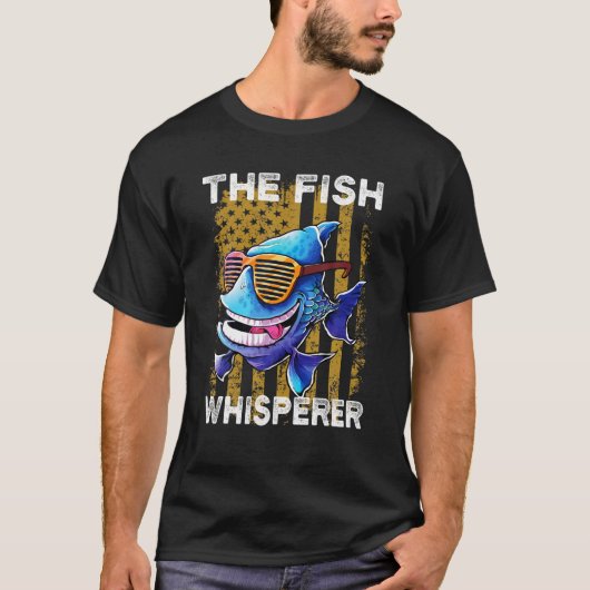 Funny De F.I.S.H Whisperer Apparel T-shirt (Voorkant)
