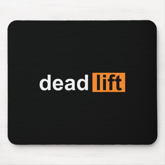 Funny Deadlift Powerlifting Bodybuilding Gym Sport Muismat (Voorkant)