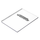 Funny Deadlines Whooshing Noise Quote Minimalist Notitieboek (Linkerzijde)