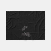 Funny Dear Ancestors I Understood The Ignment June Fleece Deken (Voorkant (Horizontaal))