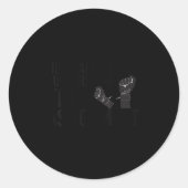 Funny Dear Ancestors I Understood The Ignment June Ronde Sticker (Voorkant)