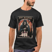 Funny Death Bowling Grim Reaper Bowler Cadeaus Man T-shirt (Voorkant)