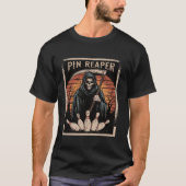 Funny Death Bowling Grim Reaper Bowler Cadeaus Man T-shirt (Voorkant)