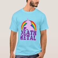 Funny Death Metal Unicorn Rainbow ( blik)