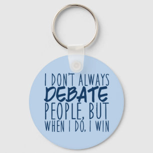 Funny Debate Champion Sleutelhanger