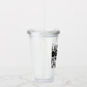 Funny Debate Team Champion Acryl Drinkbeker (Rechts)