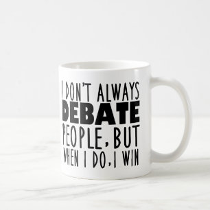 Funny Debate Team Champion Koffiemok
