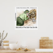 Funny Debt Zee Scrolls Poster (Keuken)