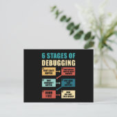 Funny Debugging Programmer Gift Coding Lover Briefkaart (Staand voorkant)