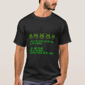 Funny Debugging Programming Codeur 99 Bugs I T-shirt (Voorkant)