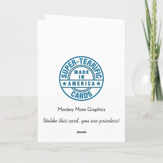 Funny December 25th Birthday Card Kaart (Achterkant)