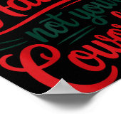 Funny Deck The Hall Not Your Coworkers Christmas Q Poster (Hoek)