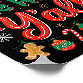 Funny Deck The Halls Y’all Christmas Humor  Poster (Hoek)