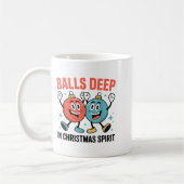 Funny Deep In Christmas Srit  Koffiemok (Links)