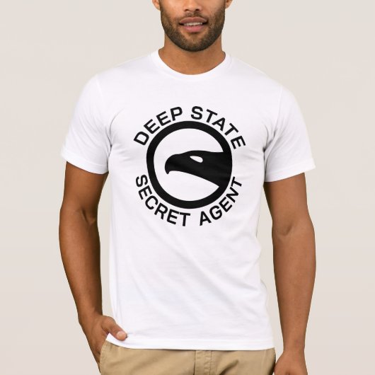 Funny Deep State Secret Agent T-shirt (Voorkant)