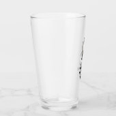 Funny Deer Cute Beer Pun Buck Mannen Glas (Rechts)