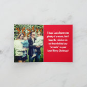 Funny Deer diadem pet foto sneeuwvlokken Uitnodigi (Binnen)