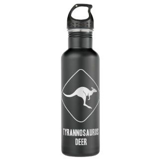 Funny Deer Dinosaur T-Rex Australian Kangaroo Waterfles