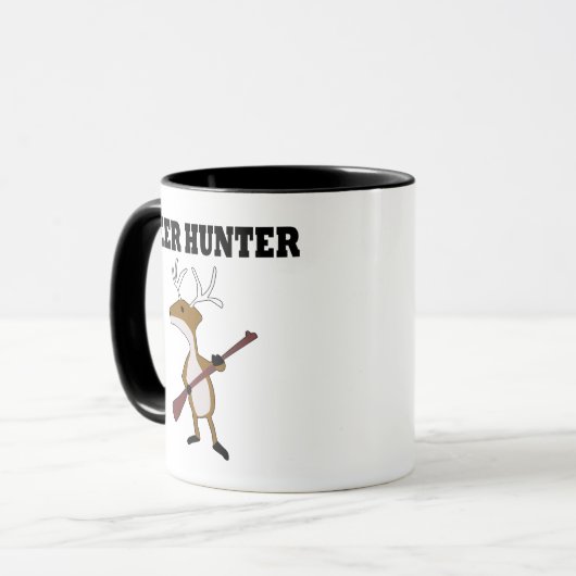 Funny Deer Hunter Mok (Voorkant links)