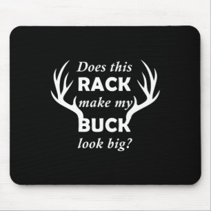 Funny Deer Hunter Rack Big Buck Muismat