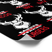 Funny Deer Hunter T-shirt Mannen Hunter Chri Poster (Hoek)
